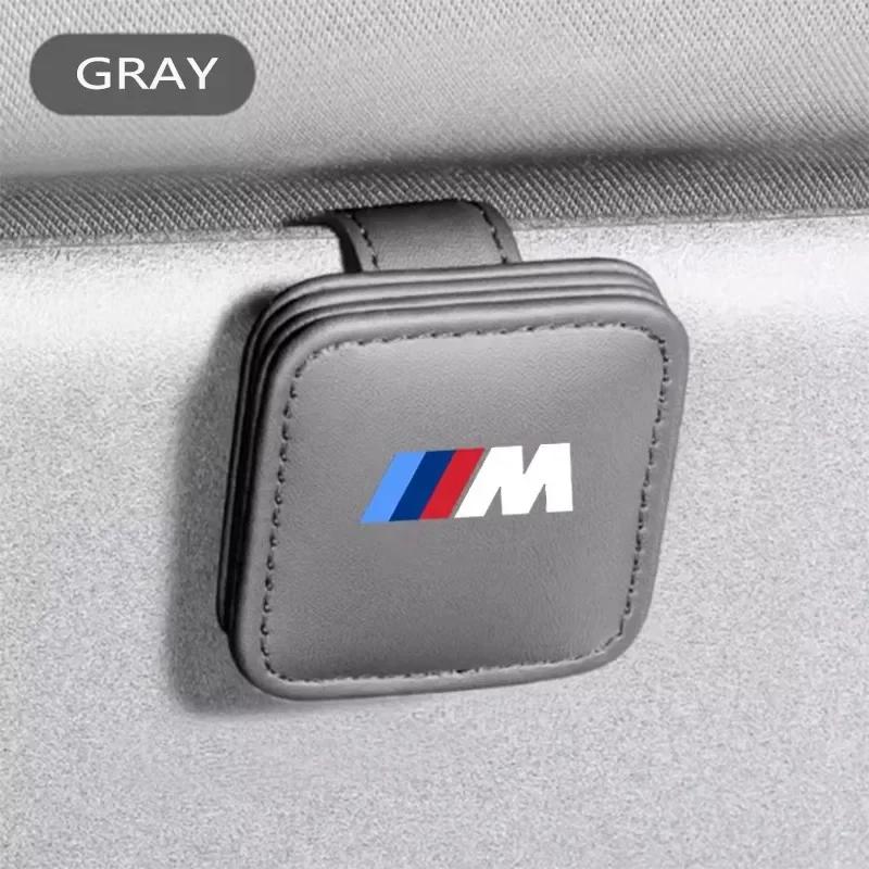XJVYV1 For BMW 2025 Hot Car Glasses Holder Sunglasses Clip Eyeglass Case Card Clip Auto Accessories For BMW M M3 M5 X1 X3 X5 X6 E90 E91