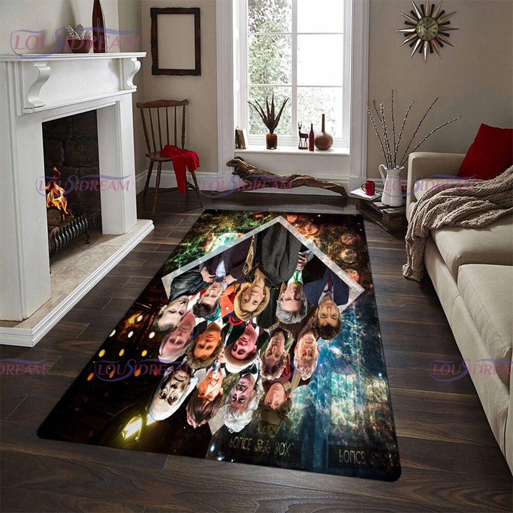 Тайный доктор. Коврик из серии «Доктор ТВ» для спальни, 3D ТАРДИС с принтом, большой ковер для зала, напольный ковер для гостиной, ковер для комнаты, декор