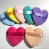3pc Soft Velvet Cotton Makeup Sponge Puff Washable Reusable Double-sided Round Heart Triangle Cosmetics Face Powder Puff Tools