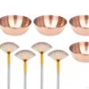 4 Pieces Face Mixing Bowl Set DIY Tools Multipurpose Stainless Steel Facial Bowls for Makeup