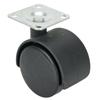 Сменный поворотный комплект колесных дисков размером 40 мм, подходит для промышленных и мастерских, мебели и оборудования.