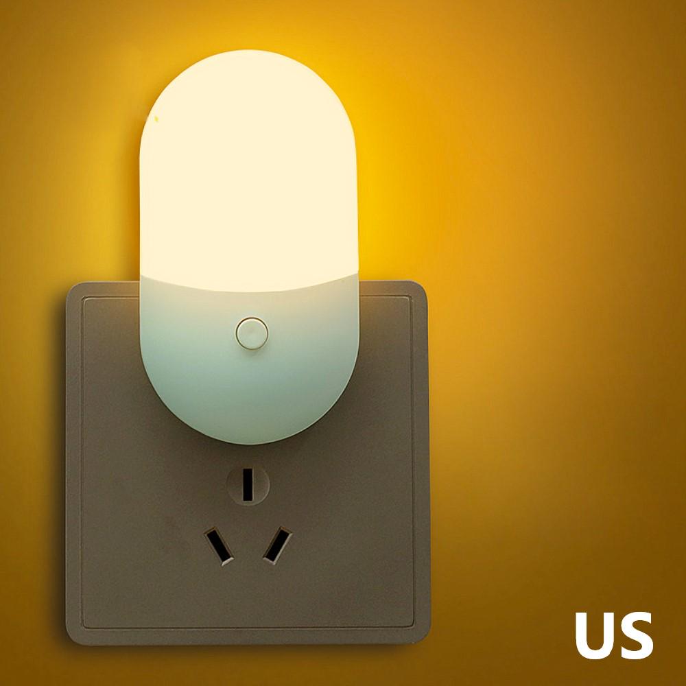 Светодиодный мини-ночник, подключаемый светодиодный светильник для защиты глаз, ночник, лампа для прикроватной тумбочки для кормления ребенка, гостиная