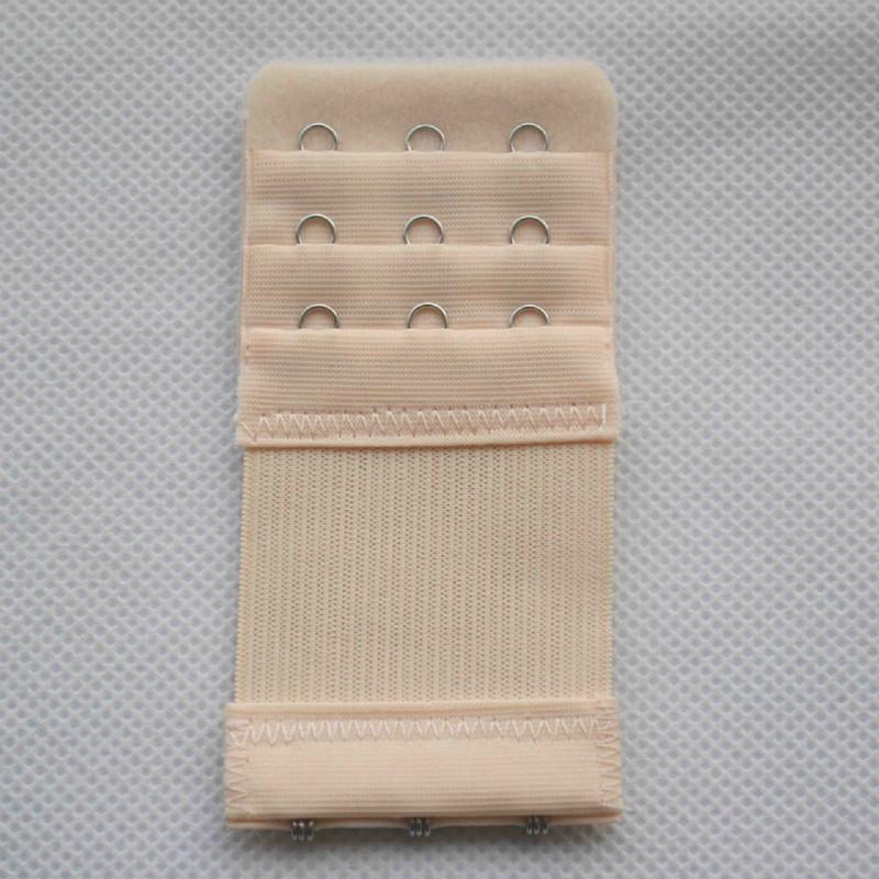 1PC Women's Bra Strap Extender 3 Row 3 Hook Bra Extension Elastic Adjustable Clasp Bar Strap