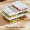 Коробка для хранения продуктов, штабелируемая морозильная камера, органайзер для холодильника с крышкой, противоморозные многоразовые контейнеры для еды, для недельного хранения трав