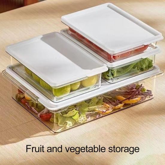Коробка для хранения продуктов, штабелируемая морозильная камера, органайзер для холодильника с крышкой, противоморозные многоразовые контейнеры для еды, для недельного хранения трав