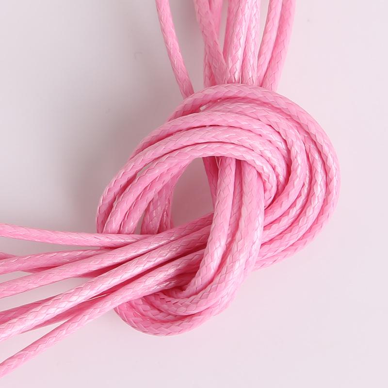 Корейский вощеный шнур (1-2мм) для самодельных украшений: Шнур из искусственной кожи для ожерелий и браслетов
