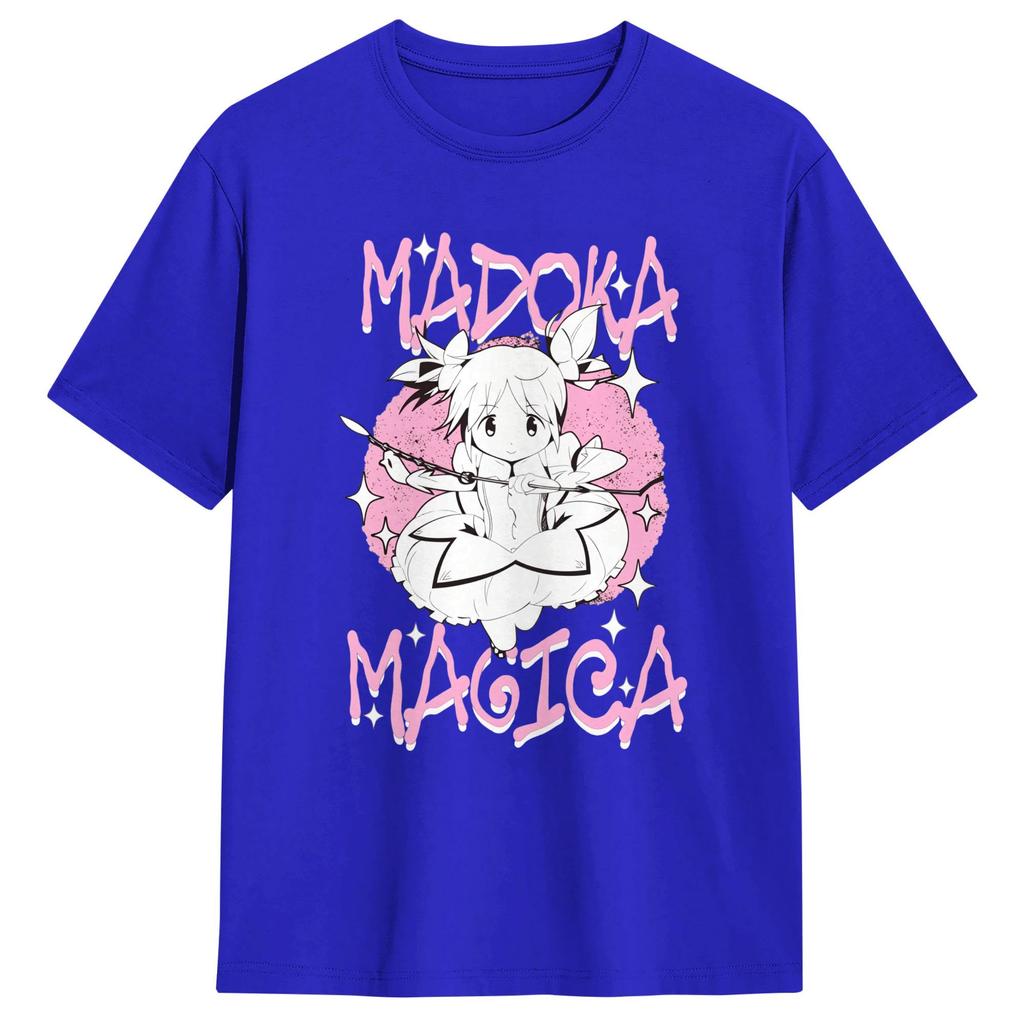 Mahou Shoujo Magi Madoka Magica T Shirt Unisex Funny TShirts Summer O Neck Leisure Tees Cheap Plus Size Clothes