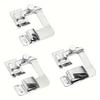 Narrow/Wide Rolled Hem Presser Foot Hemming Foot Kit With Sewing Clips 4/8'', 6/8'', 8/8'' Sewing Rolled Hemmer Presser Foot