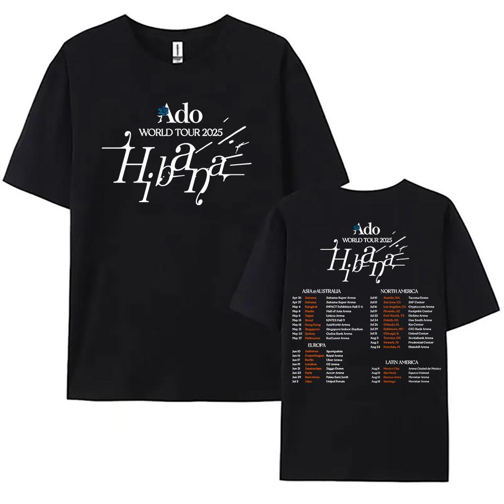 Hibana Tshirts Cotton Short Sleeve Unisex T-shirt Japan Style Fashion Printing Clothing Women Men Tees Tops