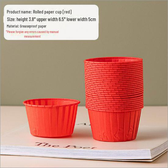 Бумажная форма для кексов с новогодним рисунком — термостойкая, с загнутыми краями для выпечки на год Змеи