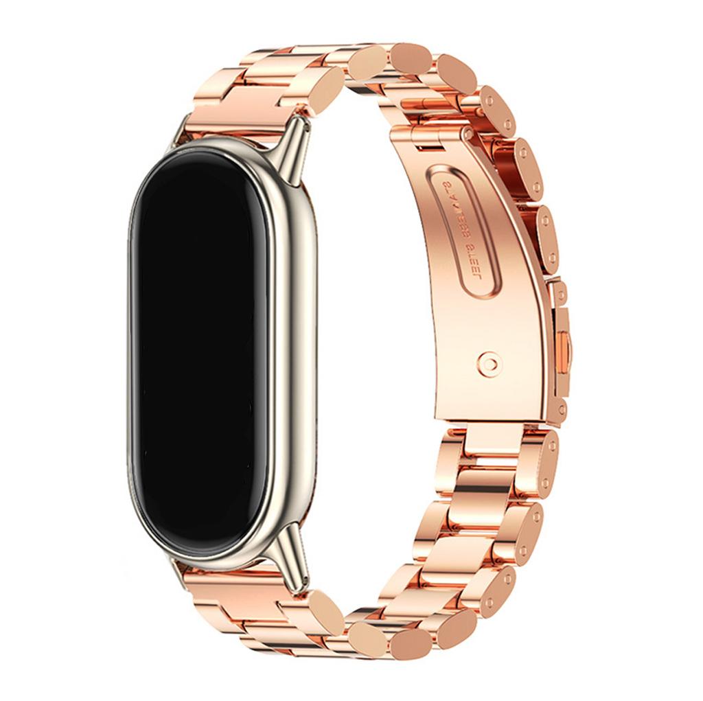 Ремешок для Mi Band 9 для браслета Mi Band 8 Для браслета Xiao mi Band 8 Ремешок для часов из нержавеющей стали для Mi Band 7 6 5 3 4 Металлический ремешок
