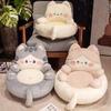 About 50CM Kawaii Cat Plush Cushion Stuffed Soft Animal Cushion Sofa Chair Pillow Ni Home Decoration for Birthday Gift