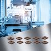 Твердосплавные пластины 10 шт 12x7x2мм DCMT070204 DCMT21.51