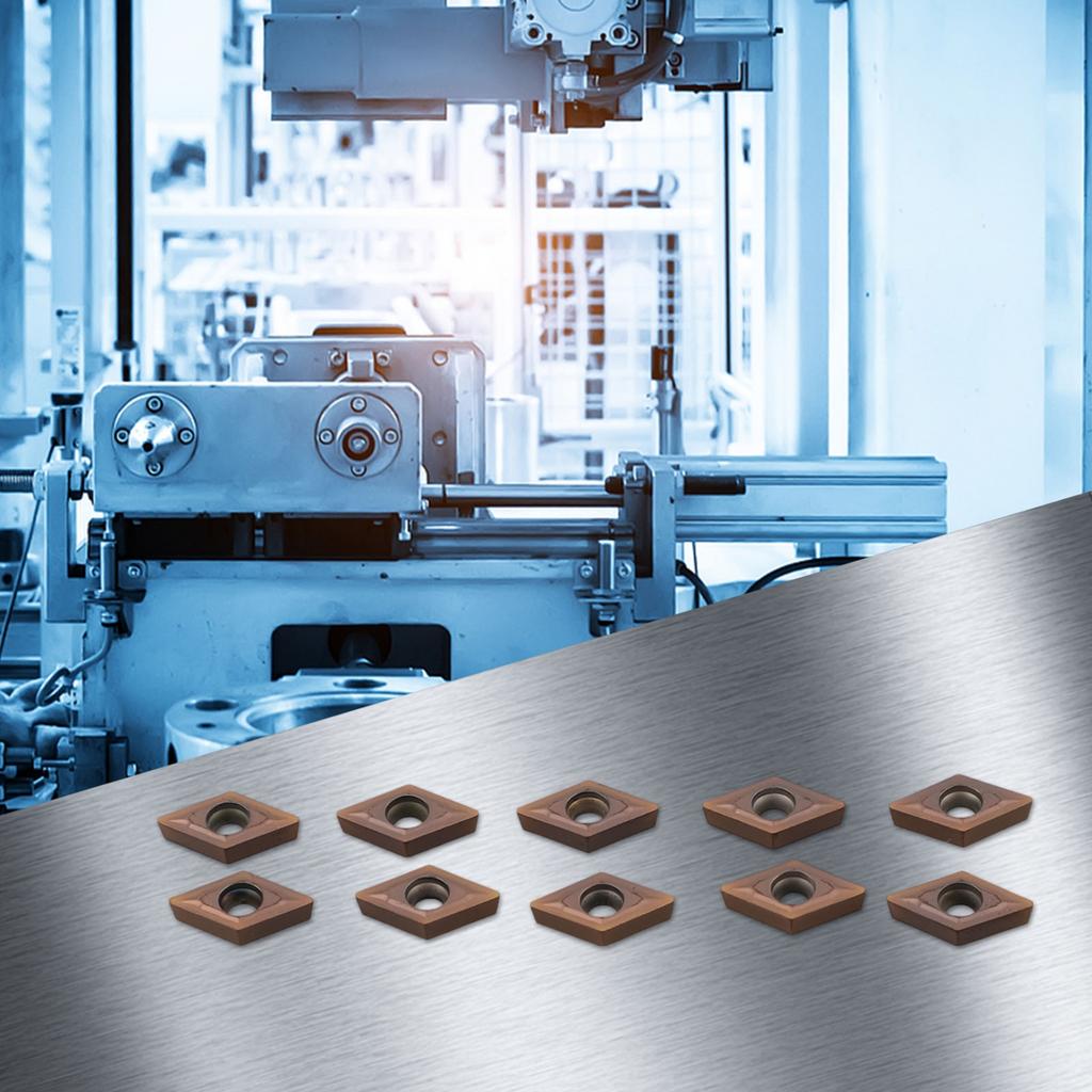 Твердосплавные пластины 10 шт 12x7x2мм DCMT070204 DCMT21.51