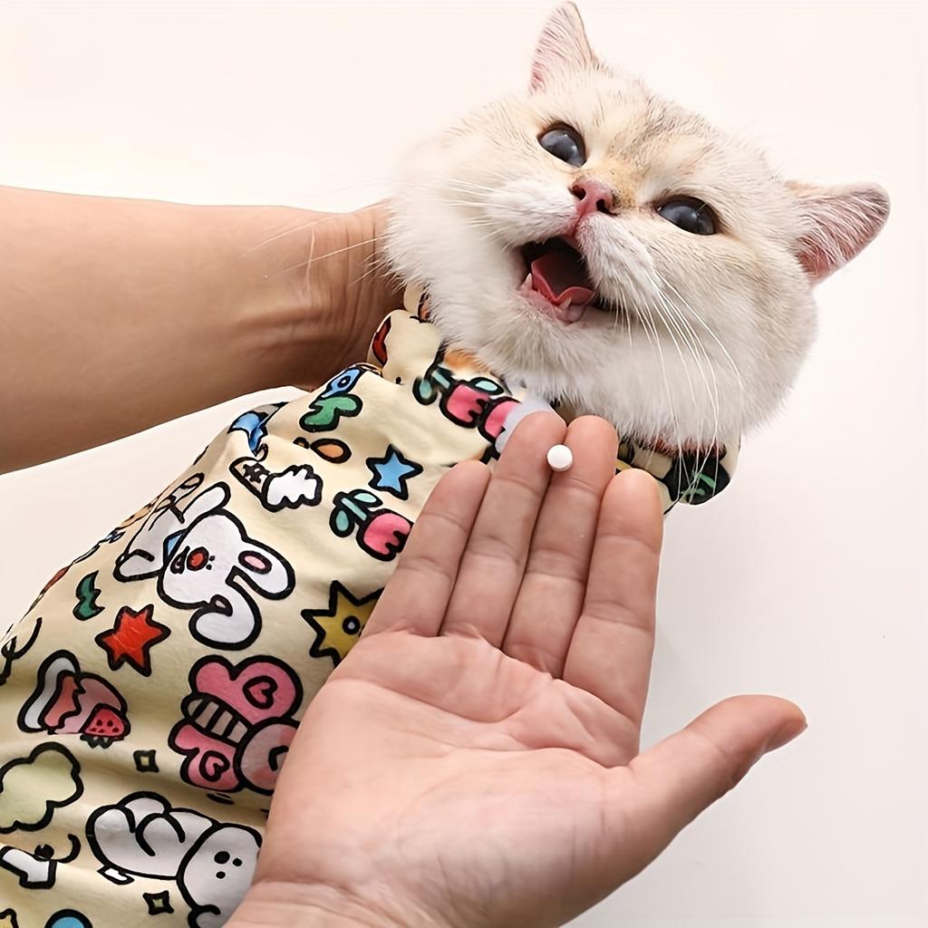 Pet Protection Cover Cat Wrap Cloth Suitable for Cat Medicine Feeding, Preventing Cat Scratches Cat Cleaning Wrap Cloth Towel