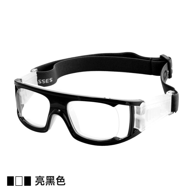 Men's outdoor sports glasses with prescription options, running goggles, anti-drop strap, football and basketball glasses