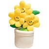 Plush Sunflower Decoration Toy Home Decoration Waist Support Plant Pot Doll