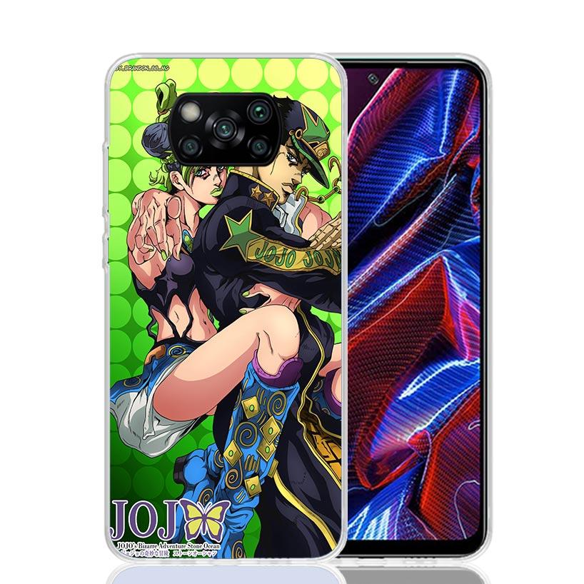 Чехол для телефона JoJo's Bizarre Adventure Джолин Куджо Для Xiaomi Poco X7 X6 X5 Pro F7 Ultra Redmi 15C 15 13 13C 12 12C 10 10A 10C 9 9A