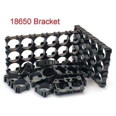 Безопасный антивибрационный держатель для аккумулятора 18650, кронштейн, держатель для литий-ионных элементов, цилиндрический пластиковый корпус, диаметр 18,5 мм