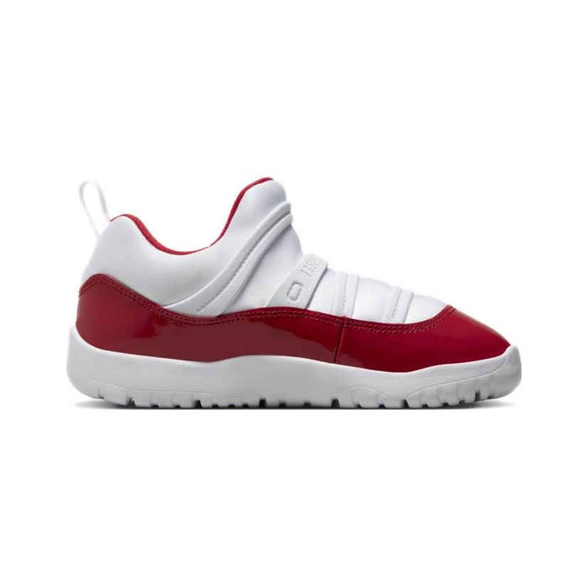 Детские кроссовки Air Jordan 11 Retro Little Flex PS Cherry белый черный университетский красный BQ7101-116