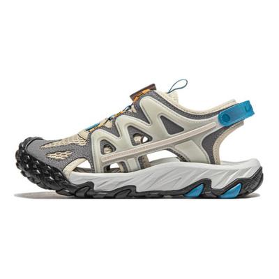 Li Ning Kids Sports Lifestyle Series Travel Non-Slip Shock Absorbing Durable Rebound Airful Sandals Детские сандалии Серый YKUU002-1