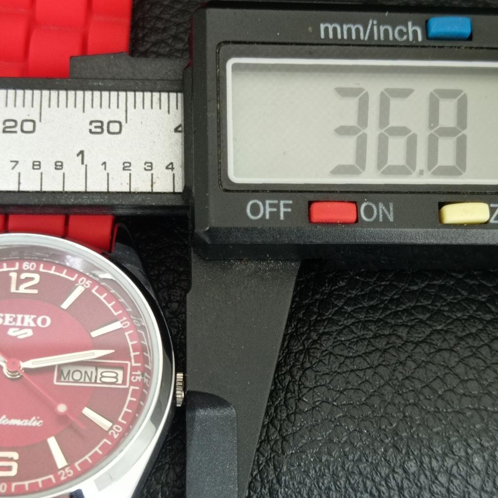 ЯПОНСКИЕ ВИНТАЖНЫЕ ОТРЕМОНТИРОВАННЫЕ МУЖСКИЕ ЧАСЫ SEIKO 5 АВТОМАТИЧЕСКИЕ 6309A КРАСНЫЙ ЦИФЕРБЛАТ a444332-1