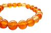 Kanoishi for Victory and Success In Carnelian Bracelet for Men and Natural 10mm Power Stone Medium 17cm [Amulet Life] Women, Stone, (Purification,