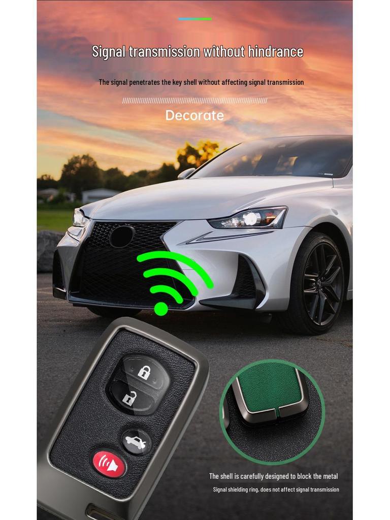 Совместимый чехол для ключа для моделей Toyota: Corolla, Levin, Camry, Highlander, RAV4, Crown, CHR, Reiz
