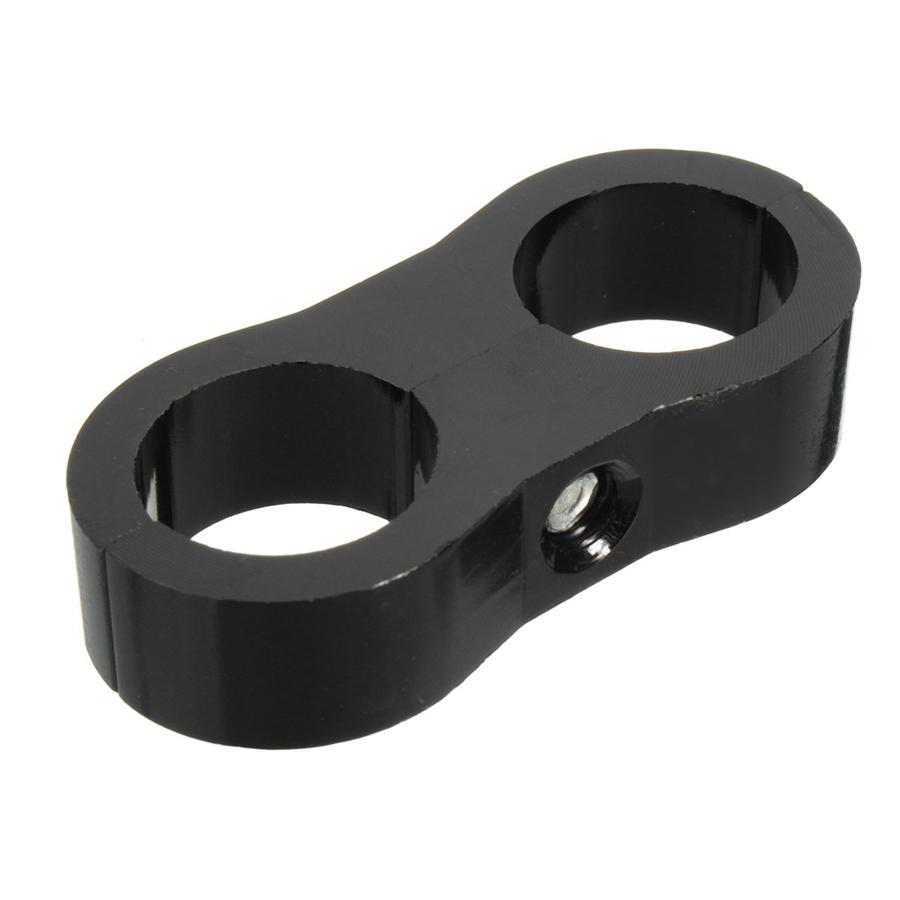 8x AN-8 AN8 16мм Внутренний диаметр Армированный топливный маслопровод Разделитель Линия Зажим Фитинг Адаптер