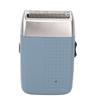 Rechargeable Beard Trimmer Blue USB Waterproof Portable Electric Hair Clipper 600mAh