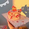Милые мультяшные складные 3D всплывающие поздравительные открытки на день рождения, открытка с благословением на день рождения для мамы, жены, сестры, мальчика, девочки, друзей, подарки