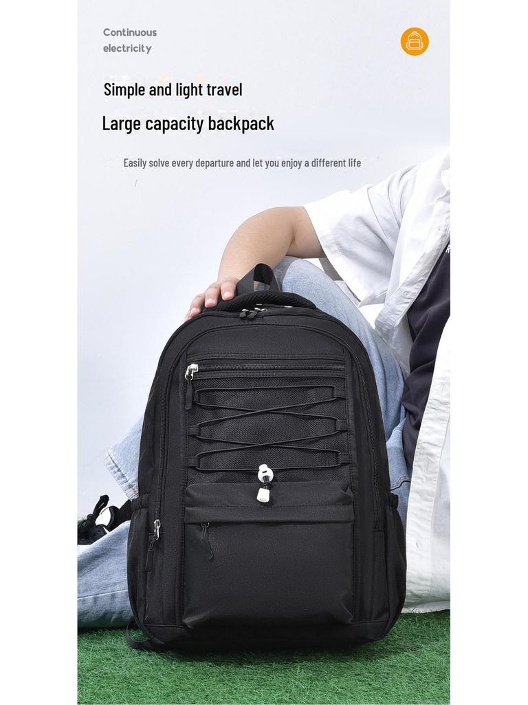 High-Capacity Trendy Backpack for Men, Women, and Students – Casual and Versatile Design