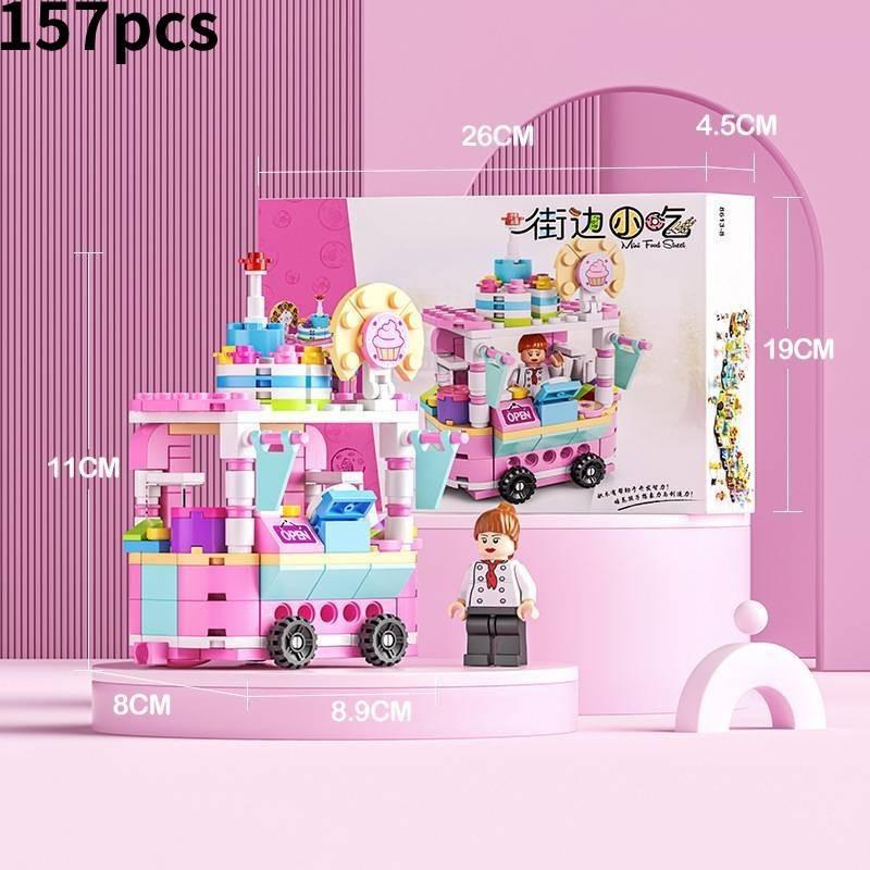 Высококачественные строительные блоки из АБС-пластика, совместимые с городской уличной сценой