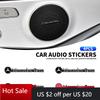 Горячие Автомобильные Наклейки Аудио Динамик Руль Декоративная Наклейка Для Mercedes Benz AMG W204 W205 W203 W211 W212 W213 W201 W210