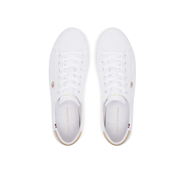Tommy Hilfiger Кроссовки Vulc Canvas Lace Up Sneaker FW0FW08647 белый