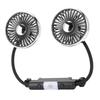 USB Вентилятор для автомобиля Мощный 3 скорости Двойная головка Гибкая ножка Вентилятор для охлаждения автомобиля Вращающийся на 360 градусов DC 5V Автомобильный