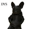 Прочная PLA-скульптура собаки, 3D-печатная статуэтка бульдога на скейтборде, французская фигурка-украшение, уникальный подарок для энтузиастов, толстовка с капюшоном, дом
