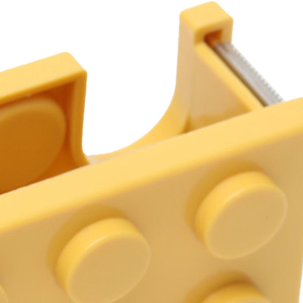 Диспенсер для скотча, симпатичный строительный блок, простая в использовании форма, держатель для скотча для стола, школы, офиса, кабинета