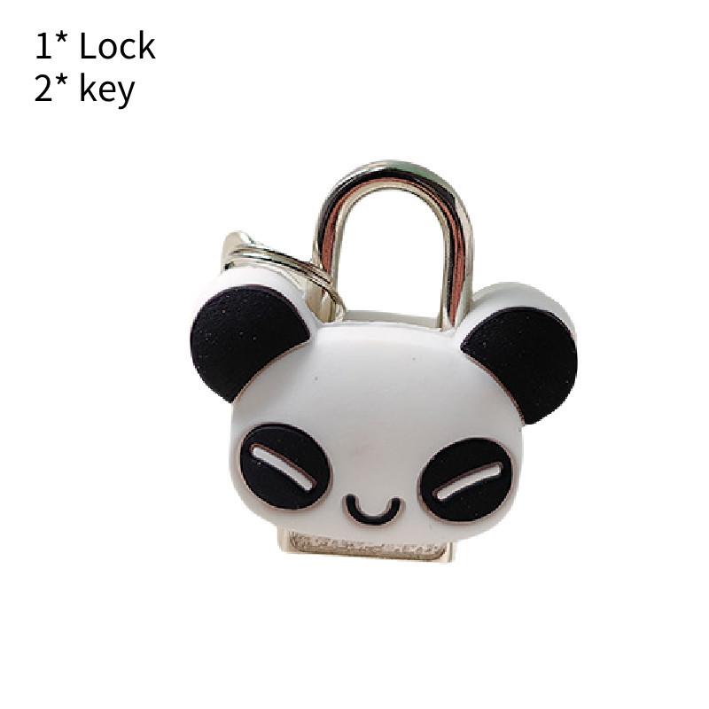 Красочный мультяшный кодовый замок Мини-замок для дневников и молний студентов