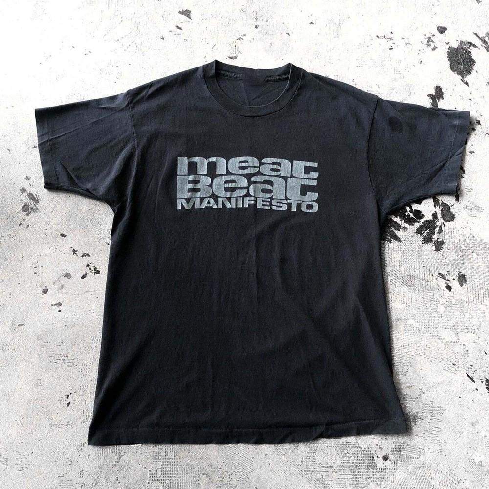 MEAT BEAT MANIFESTO SATYRICON Cotton Black Unisex BT943 Unisex T-Shirt