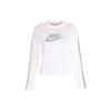 Nike Air Midlayer Logo Длинный рукав Бег Фитнес Топ Женские топы Белый CU3332-100