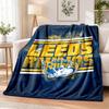 Фланелевое одеяло с принтом Leeds Rhinos, теплое и уютное, плед для кровати, для домашнего декора