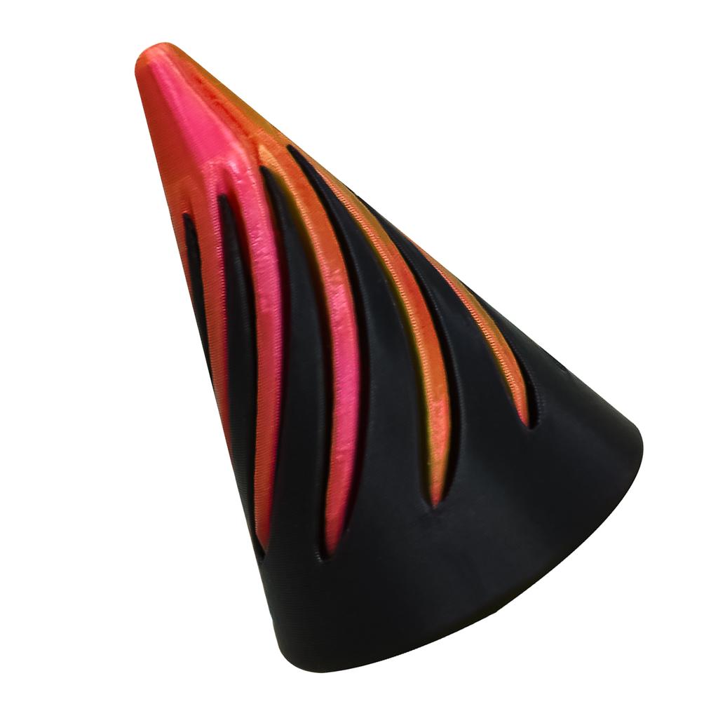 Impossible Cone Stress Relaxing Anxiety Relief Desktop Decoration 3D Printed Pyramid Passthrough