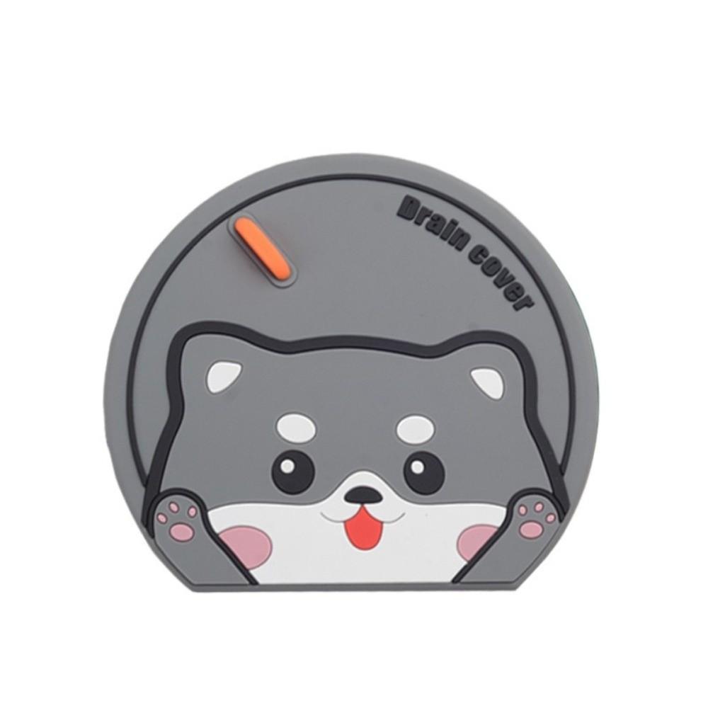 Cartoon Cat Sewer Floor Drain Cover Anti Odor Anti-blocking Sewer Sealing Silicone Mat Anti-insect Deodorant Cover