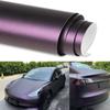 75 см x 152 см Ультраматовая темно-фиолетовая виниловая пленка для обертывания автомобиля, мотоцикла, наклейки для интерьера, листы-наклейки, рулон