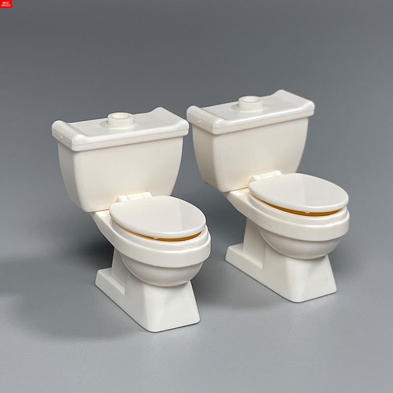 Конструктор MOC Блоки Туалет Зомби Умывальная Ванная Комната WC Мебель Фигурка 4 см Строительные Кирпичики Игрушки идеально для Детей Собери Город Сделай Сам Детали