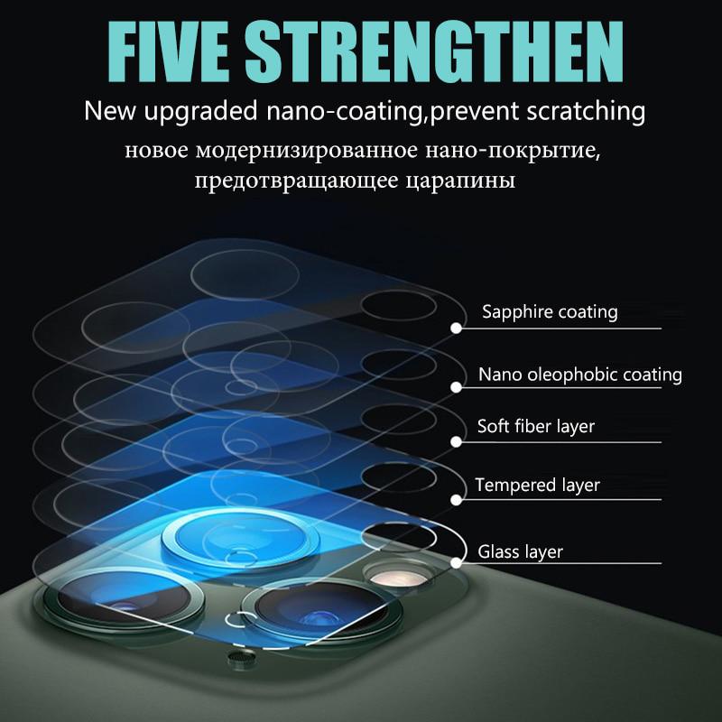 Защитное стекло камеры для iphone 11 Pro Max X XR XS MAX, Защитное стекло для экрана для iPhone 11 Pro 7 8 Plus SE 2020, стекло объектива