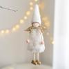 Christmas Plush Angel Girl Santa Claus Dolls Xmas Tree Ornament Natal Noel Navidad 2025 Christmas Decorations for Home New Year