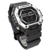 CASIO MWD-110H-8BV Standard Digital Metal Face Men's Watch dark gray black reverse LCD overseas model