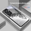 Металлический бампер-бабочка для Oppo A79 5G 58 78 74 60 4G Reno 11F Realme GT 6 11 Note 50 10 C55 X2 Закаленное стекло Черный чехол для телефона